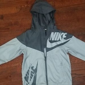 Nike Wind breaker Jacket, Small, Gray